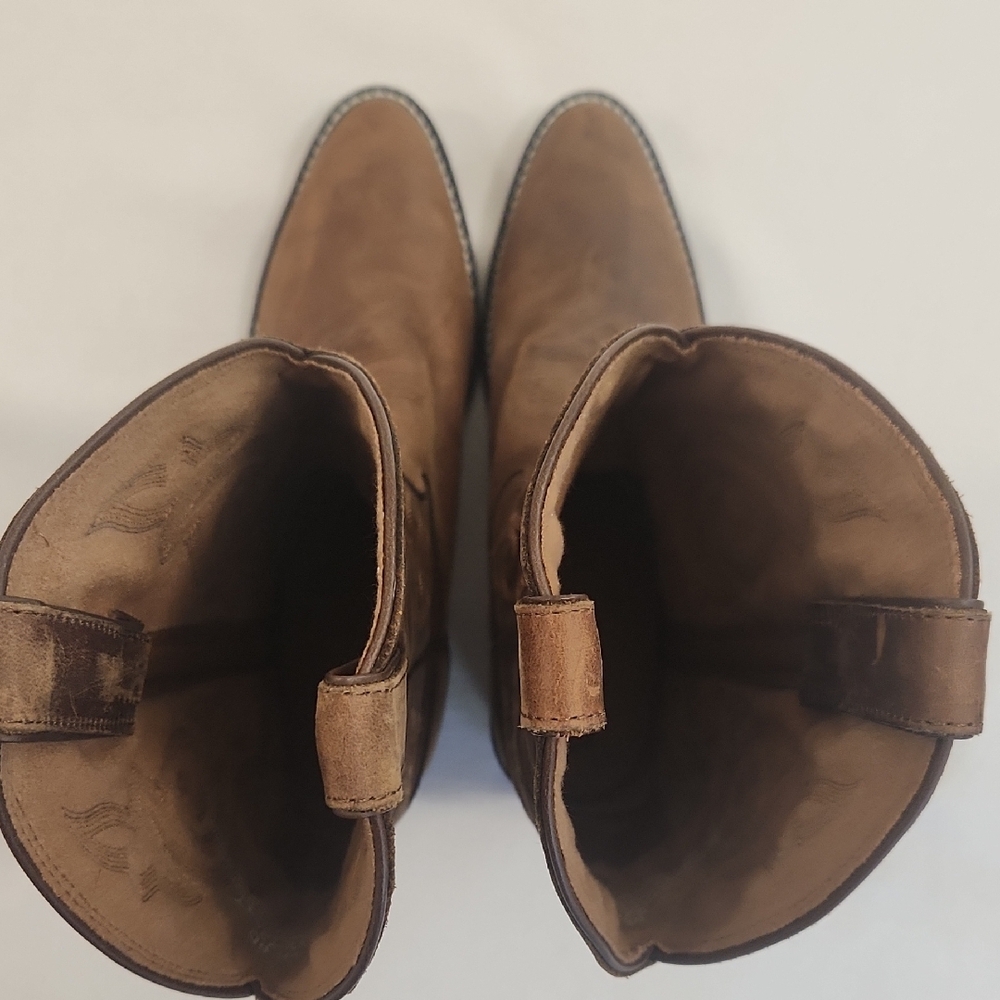 Justin Boots Dark Brown Western Boots - Picture 7 of 12